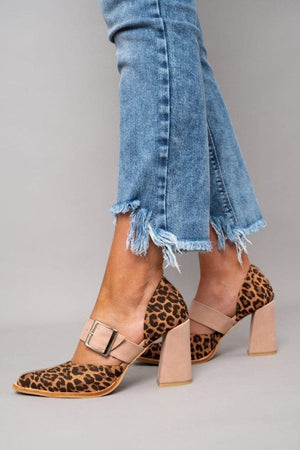 Lana™ | Tacones de bloque con estampado de leopardo audaz