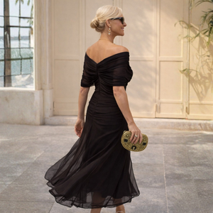 Mikaela | Vestido Maxi Off Shoulder