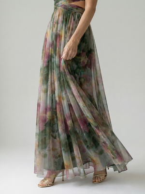 Isel | Vestido Maxi de Envuelto Suave