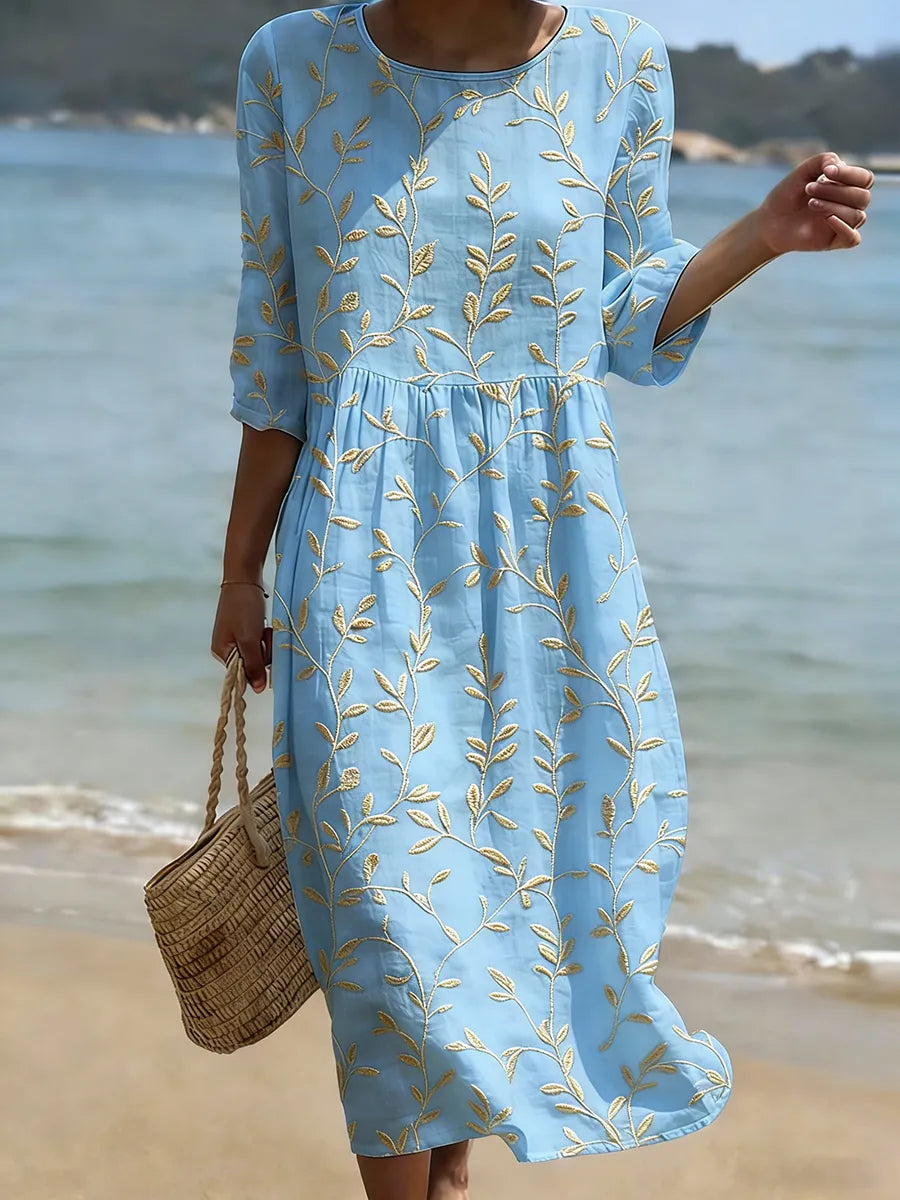 Jade | Bata Floral Elegante