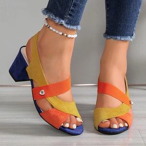 Laia™ | Tacones Cómodos con Tiras Cruzadas