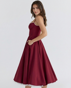 Selene | Falda midi vaporosa