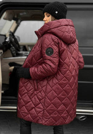 Vera | Abrigo acolchado con capucha