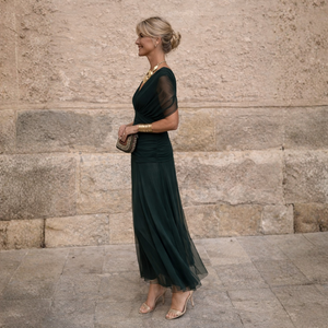 Mikaela | Vestido Maxi Off Shoulder