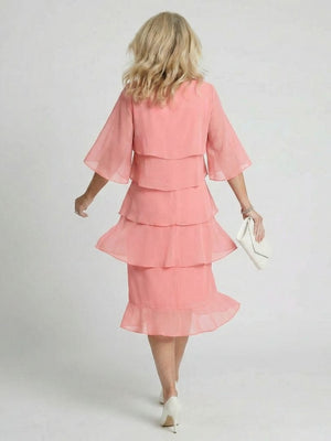 Irene | Vestido midi en capas