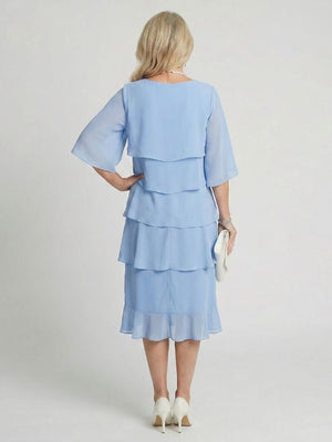 Irene | Vestido midi en capas
