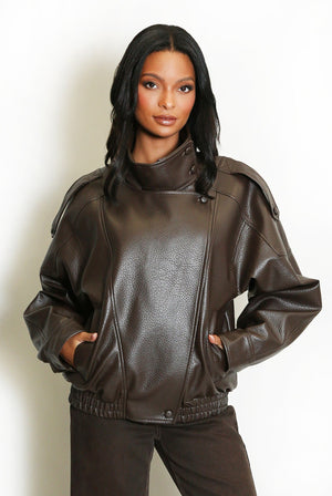 Aroa | Chaqueta de cuero Uptown