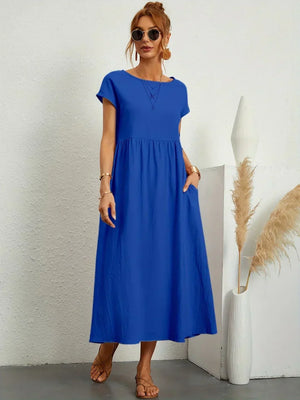 Gabrielle™ — Vestido Midi Fluido con Elegancia Atemporal
