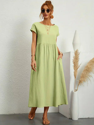 Gabrielle™ — Vestido Midi Fluido con Elegancia Atemporal
