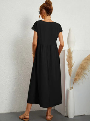 Gabrielle™ — Vestido Midi Fluido con Elegancia Atemporal