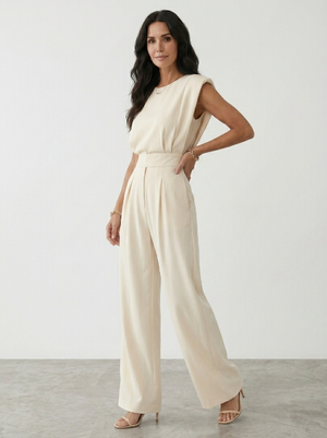 Alicia | Mono con cintura elegante