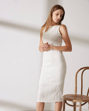 Maya | Vestido textura ondulada