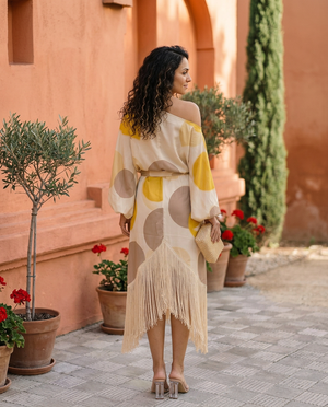 Graciela | Conjunto de dos piezas con flecos