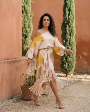 Graciela | Conjunto de dos piezas con flecos