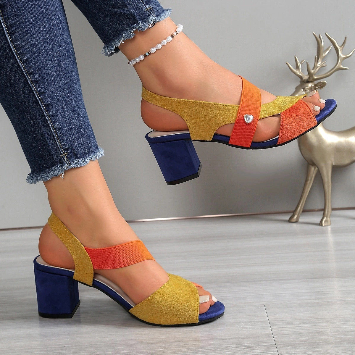 Laia™ | Tacones Cómodos con Tiras Cruzadas