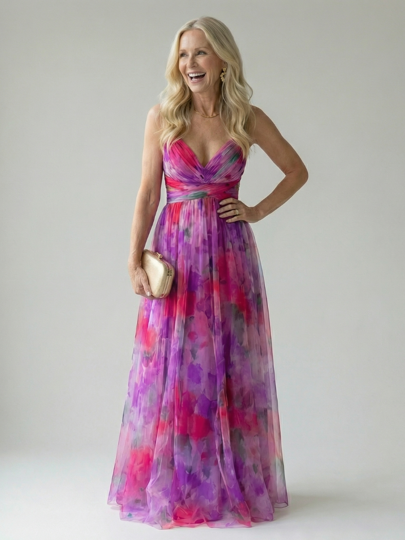 Isel | Vestido Maxi de Envuelto Suave