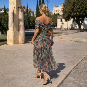 Mikaela | Vestido Maxi Off Shoulder