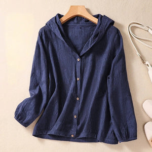 Sudadera con Capucha Miri de Lino