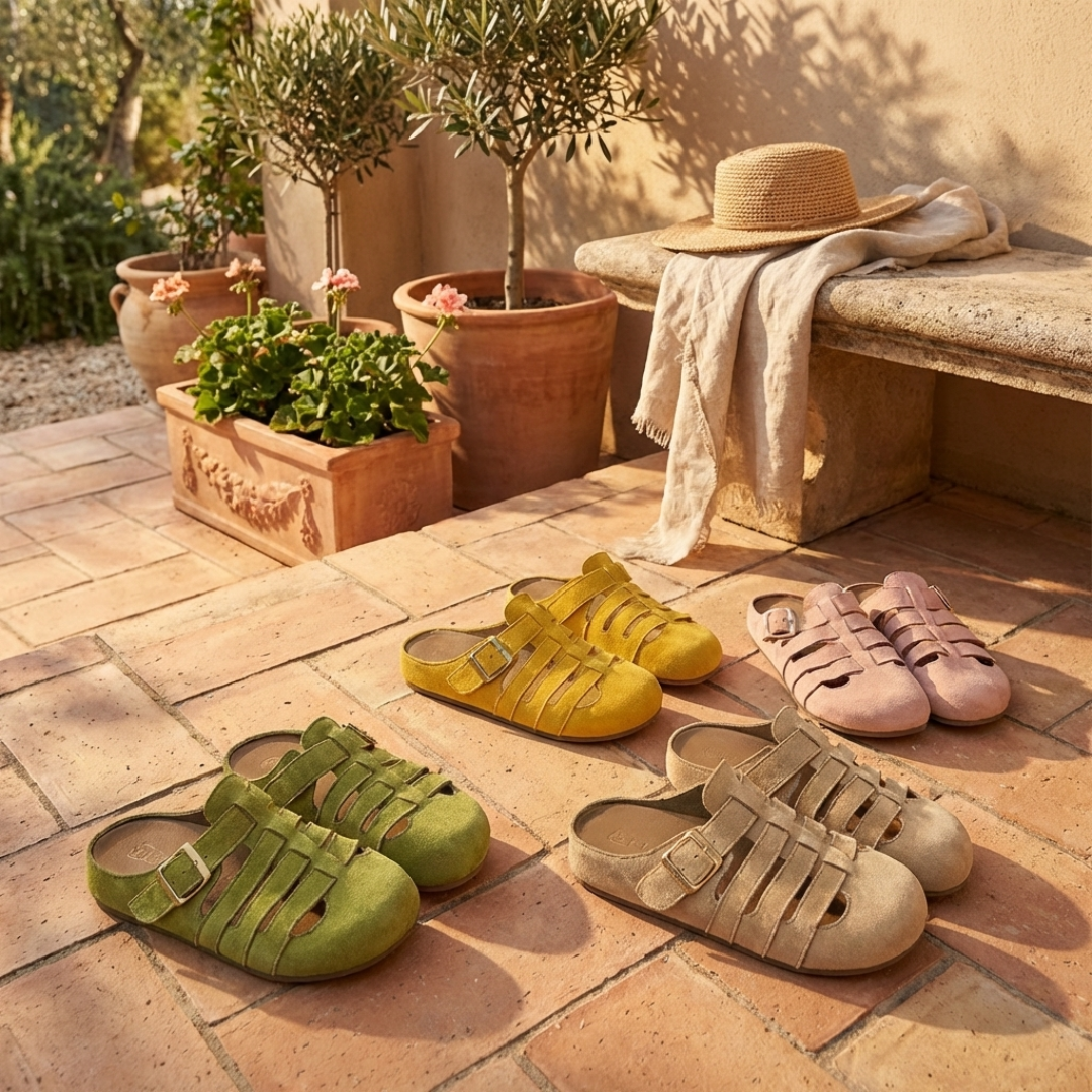 Manuela | Sandalias Mules de Confort sin Cierre