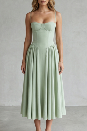 Calliope – Estructura atemporal – Vestido estructurado sin mangas para mujer