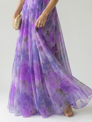 Isel | Vestido Maxi de Envuelto Suave