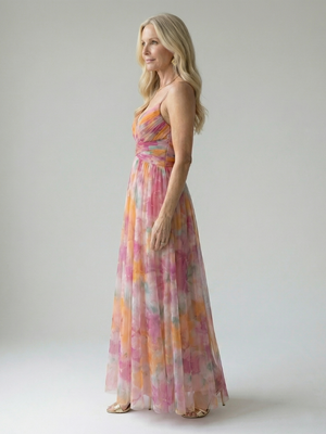 Isel | Vestido Maxi de Envuelto Suave