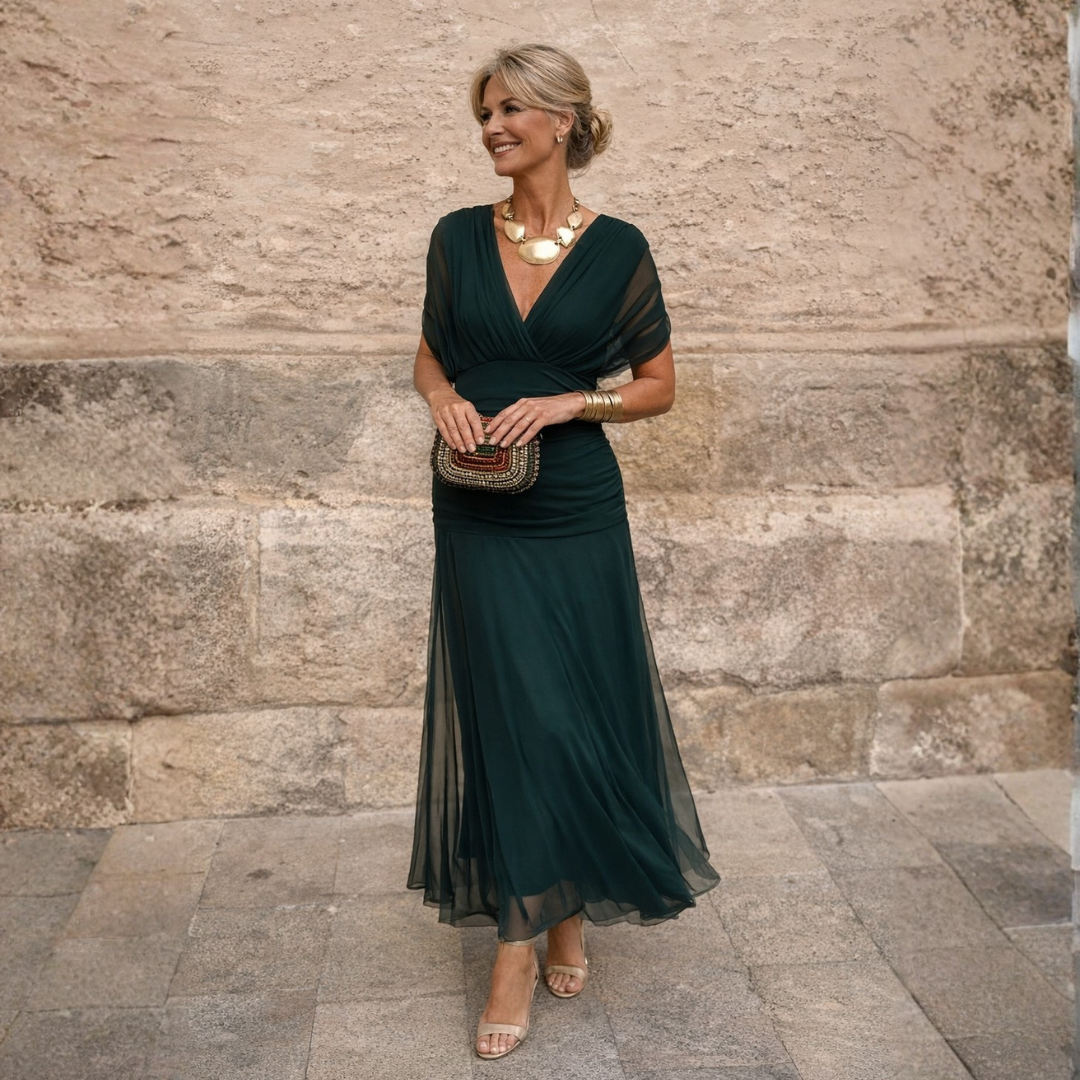 Mikaela | Vestido Maxi Off Shoulder