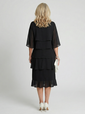 Irene | Vestido midi en capas