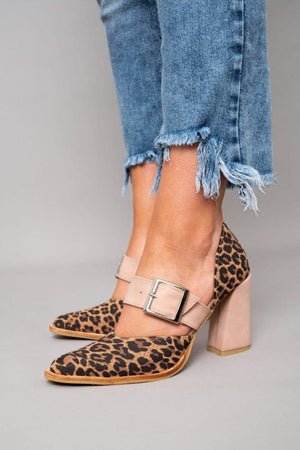 Lana™ | Tacones de bloque con estampado de leopardo audaz