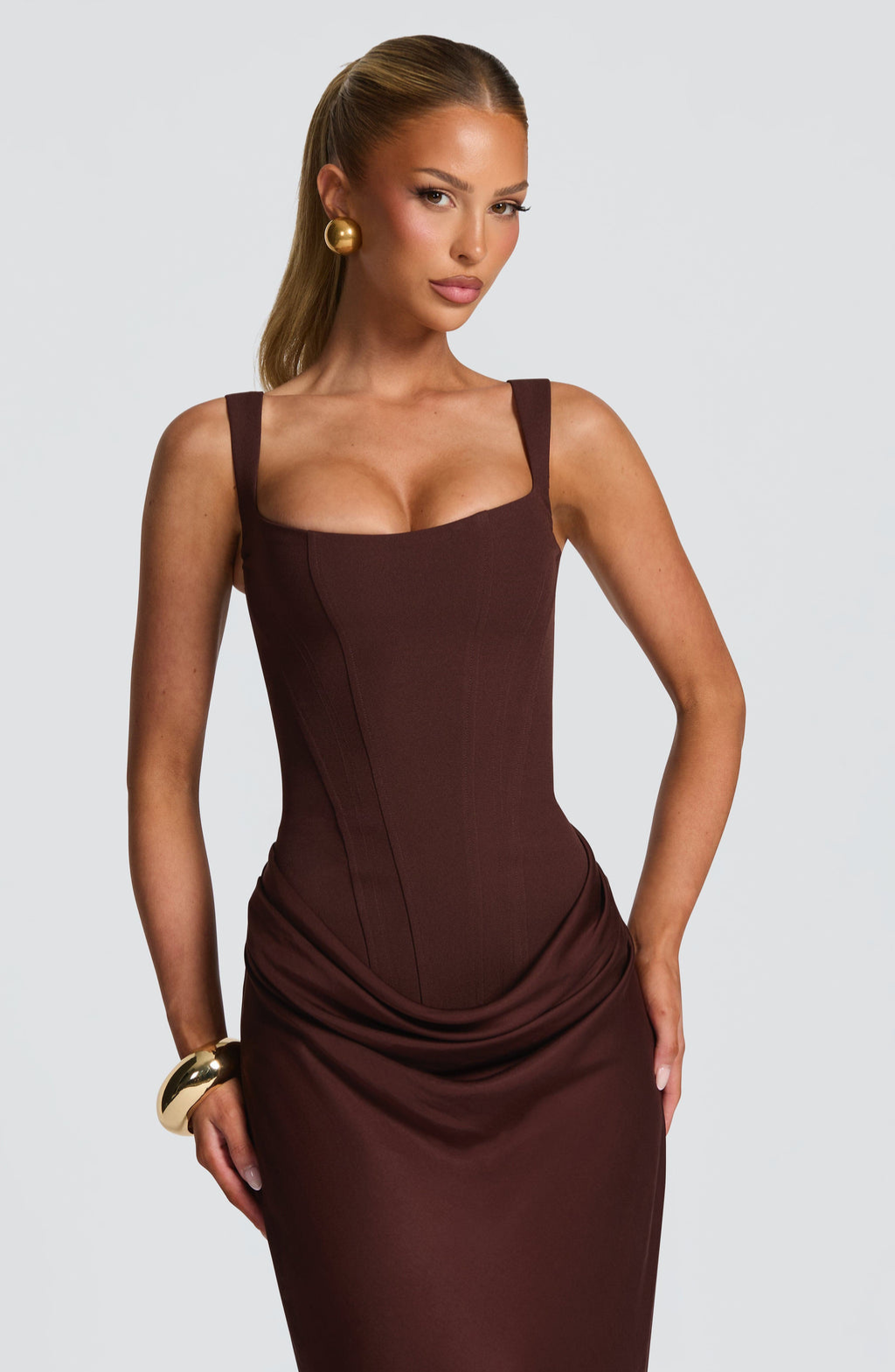 Zara | Vestido silueta reloj de arena