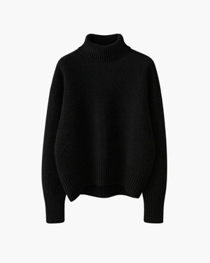 Suéter de cuello alto suave