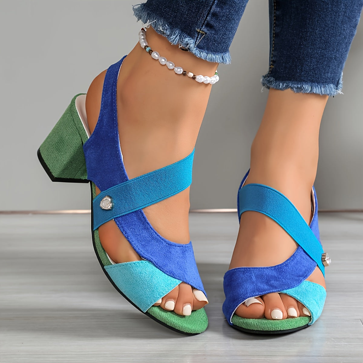Laia™ | Tacones Cómodos con Tiras Cruzadas