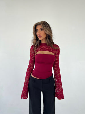 Aria | Top de encaje