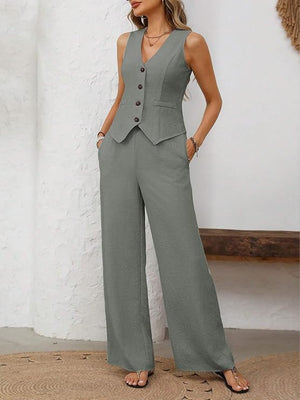 Sofía | Conjunto Chaleco + Pantalón de regalo