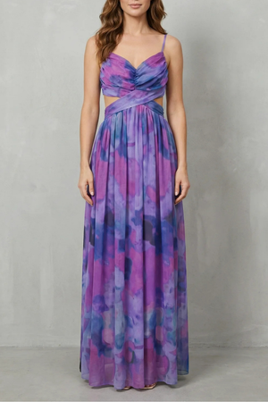 Aurellia – Romance en acuarela – Vestido maxi sin mangas