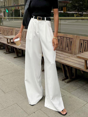 Renata | Pantalones anchos sin cinturón