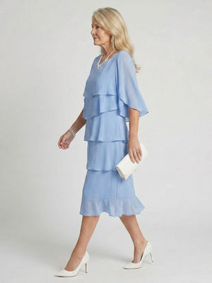 Irene | Vestido midi en capas