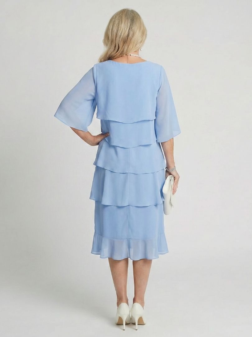 Irene | Vestido midi en capas