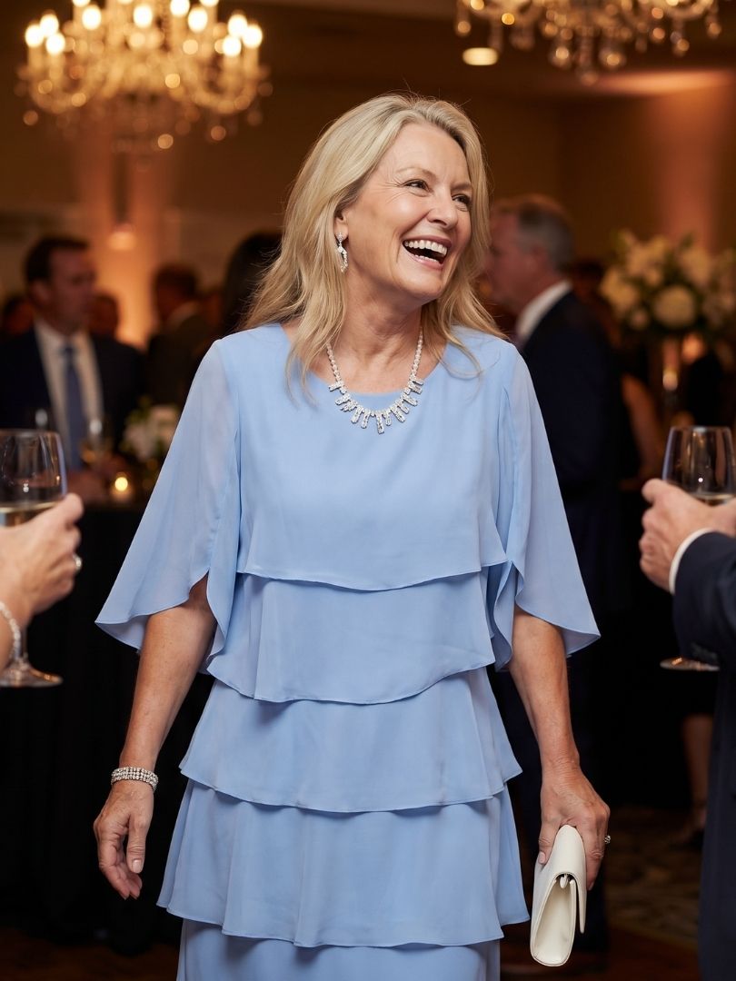 Irene | Vestido midi en capas