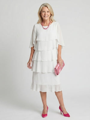 Irene | Vestido midi en capas