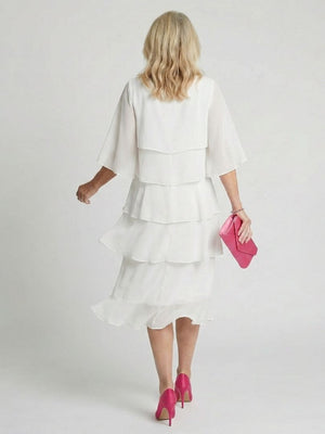 Irene | Vestido midi en capas
