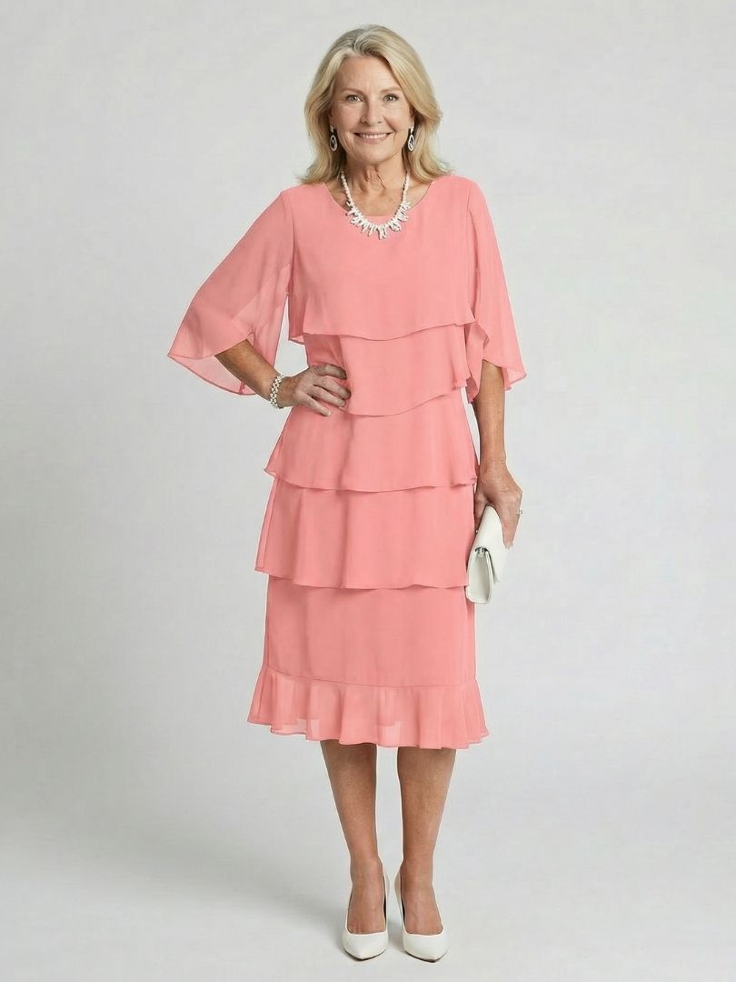 Irene | Vestido midi en capas