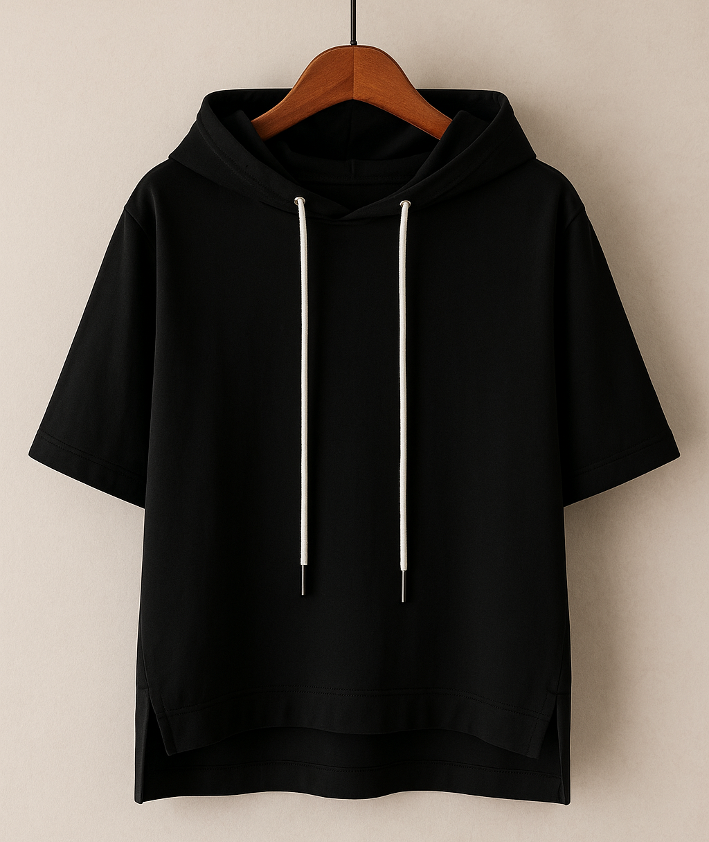 Sudadera con Capucha de Manga Corta Alison
