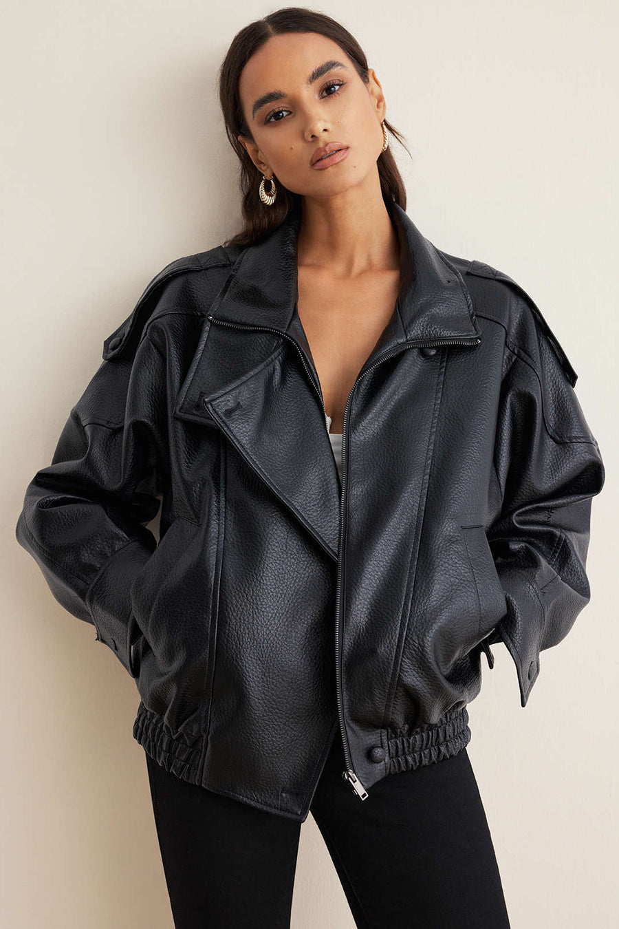 Aroa | Chaqueta de cuero Uptown