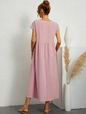 Gabrielle™ — Vestido Midi Fluido con Elegancia Atemporal