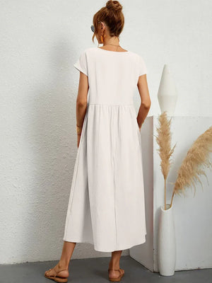 Gabrielle™ — Vestido Midi Fluido con Elegancia Atemporal