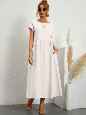 Gabrielle™ — Vestido Midi Fluido con Elegancia Atemporal