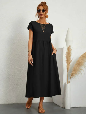 Gabrielle™ — Vestido Midi Fluido con Elegancia Atemporal