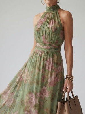 Mirelle | Vestido Midi con Escote Halter