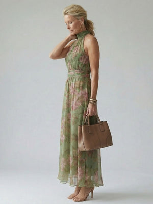 Mirelle | Vestido Midi con Escote Halter